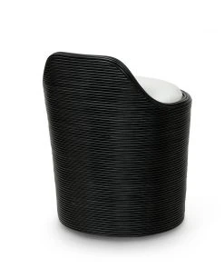 Palecek Enzo Swivel Stool Black New Arrivals