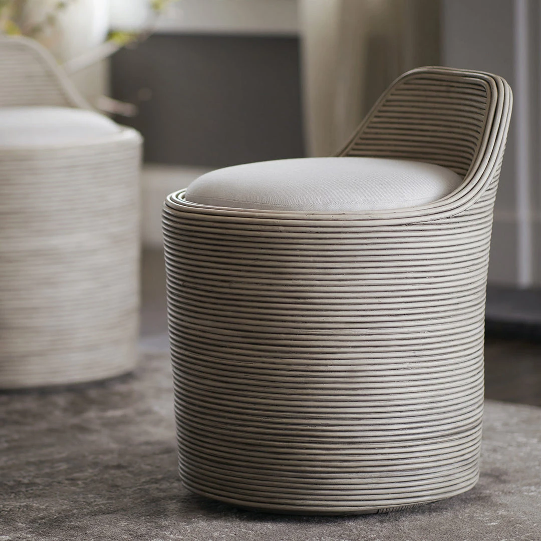 Palecek Enzo Swivel Stool Whitewash New Arrivals 4 Palecek Enzo Swivel Stool Whitewash New Arrivals