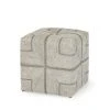 Palecek Fritz Rope Square Ottoman White Fog New Arrivals 2 Palecek Fritz Rope Square Ottoman White Fog New Arrivals