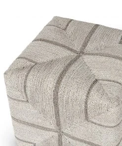 Palecek Fritz Rope Square Ottoman White Fog New Arrivals 13 Palecek Fritz Rope Square Ottoman White Fog New Arrivals