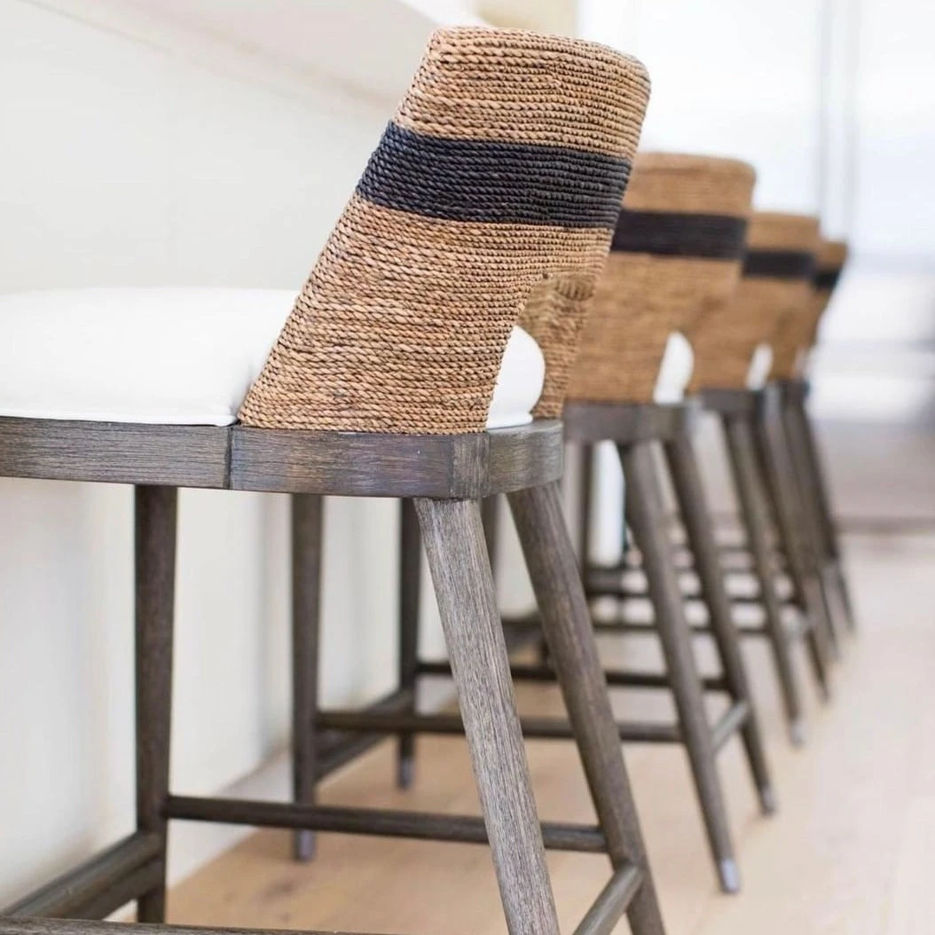 Palecek New Arrivals Fritz Rope Bar Stool 4 Palecek New Arrivals Fritz Rope Bar Stool