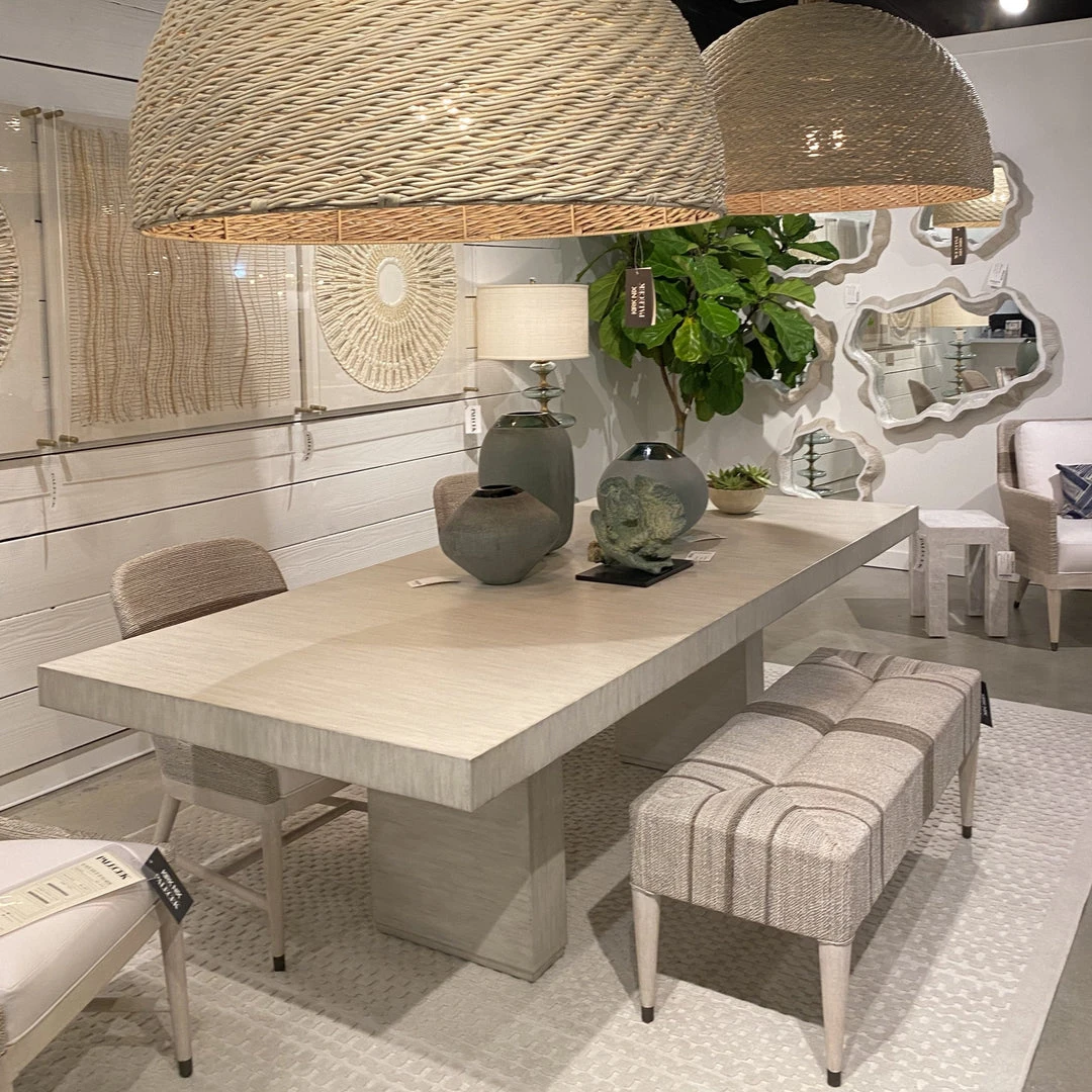 Palecek Fritz Rope Bench Fog White New Arrivals 4 Palecek Fritz Rope Bench Fog White New Arrivals