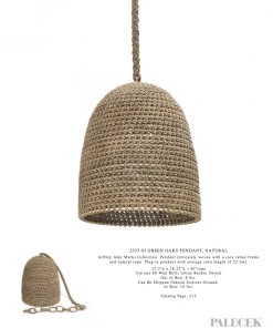 Palecek New Arrivals Green Oaks Pendant Natural 17 Palecek New Arrivals Green Oaks Pendant Natural