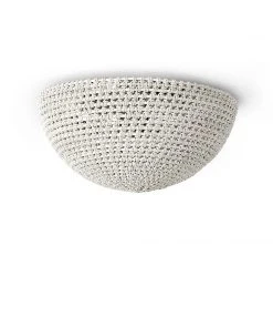 Palecek Green Oaks Flush Mount Whitesand New Arrivals