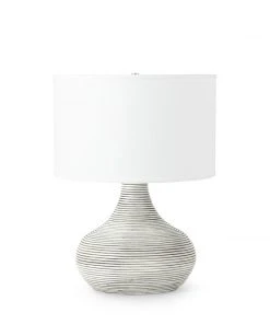 Palecek New Arrivals Hewitt Table Lamp Short Whitewash