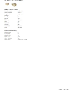 Palecek New Arrivals Isla Flush Mount