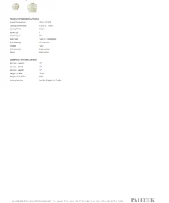 Palecek Juliet Semi Flush 11 Palecek Juliet Semi Flush