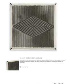 Palecek New Arrivals Kya Acrylic Wall Decor 14 Palecek New Arrivals Kya Acrylic Wall Decor