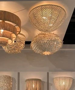 Palecek Mariposa Semi Flush Mount