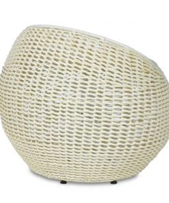 Palecek New Arrivals Outdoor Open Weave Wicker Swivel Stool White 9 Palecek New Arrivals Outdoor Open Weave Wicker Swivel Stool White