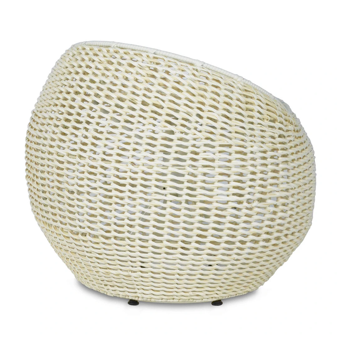 Palecek New Arrivals Outdoor Open Weave Wicker Swivel Stool White 5 Palecek New Arrivals Outdoor Open Weave Wicker Swivel Stool White
