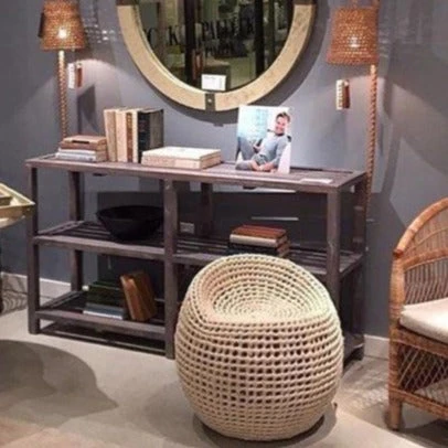 Palecek New Arrivals Outdoor Open Weave Wicker Swivel Stool White 4 Palecek New Arrivals Outdoor Open Weave Wicker Swivel Stool White