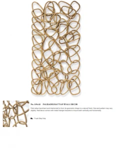 Palecek Palisades Rattan Wall Decor New Arrivals