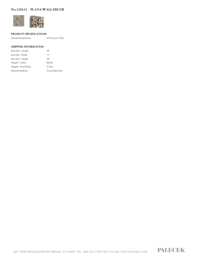 Palecek New Arrivals Playa Wall Decor 10 Palecek New Arrivals Playa Wall Decor