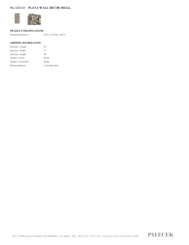 Palecek Playa Wall Decor Small New Arrivals 8 Palecek Playa Wall Decor Small New Arrivals