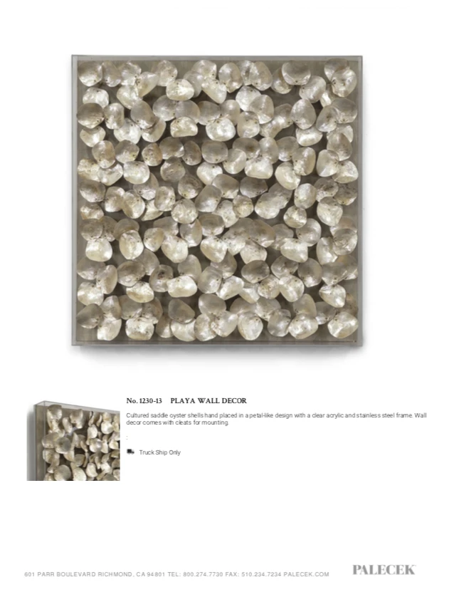 Palecek New Arrivals Playa Wall Decor 9 Palecek New Arrivals Playa Wall Decor