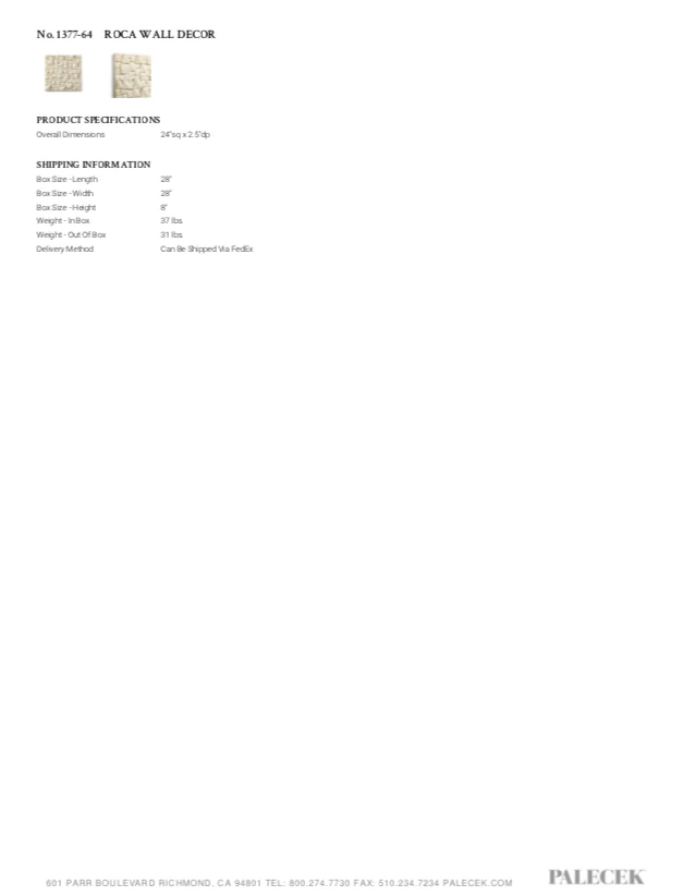 Palecek Roca Wall Decor New Arrivals Palecek Roca Wall Decor New Arrivals