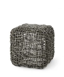 Palecek Seacliff Hassock Rattan