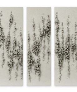 Palecek New Arrivals Rainfall Rattan Wall Decor Set Of 3