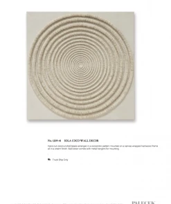 Palecek New Arrivals Sola Coco Wall Decor 8 Palecek New Arrivals Sola Coco Wall Decor