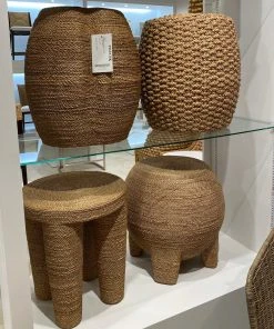 Palecek New Arrivals Wrapped Rope Footed Stool 9 Palecek New Arrivals Wrapped Rope Footed Stool