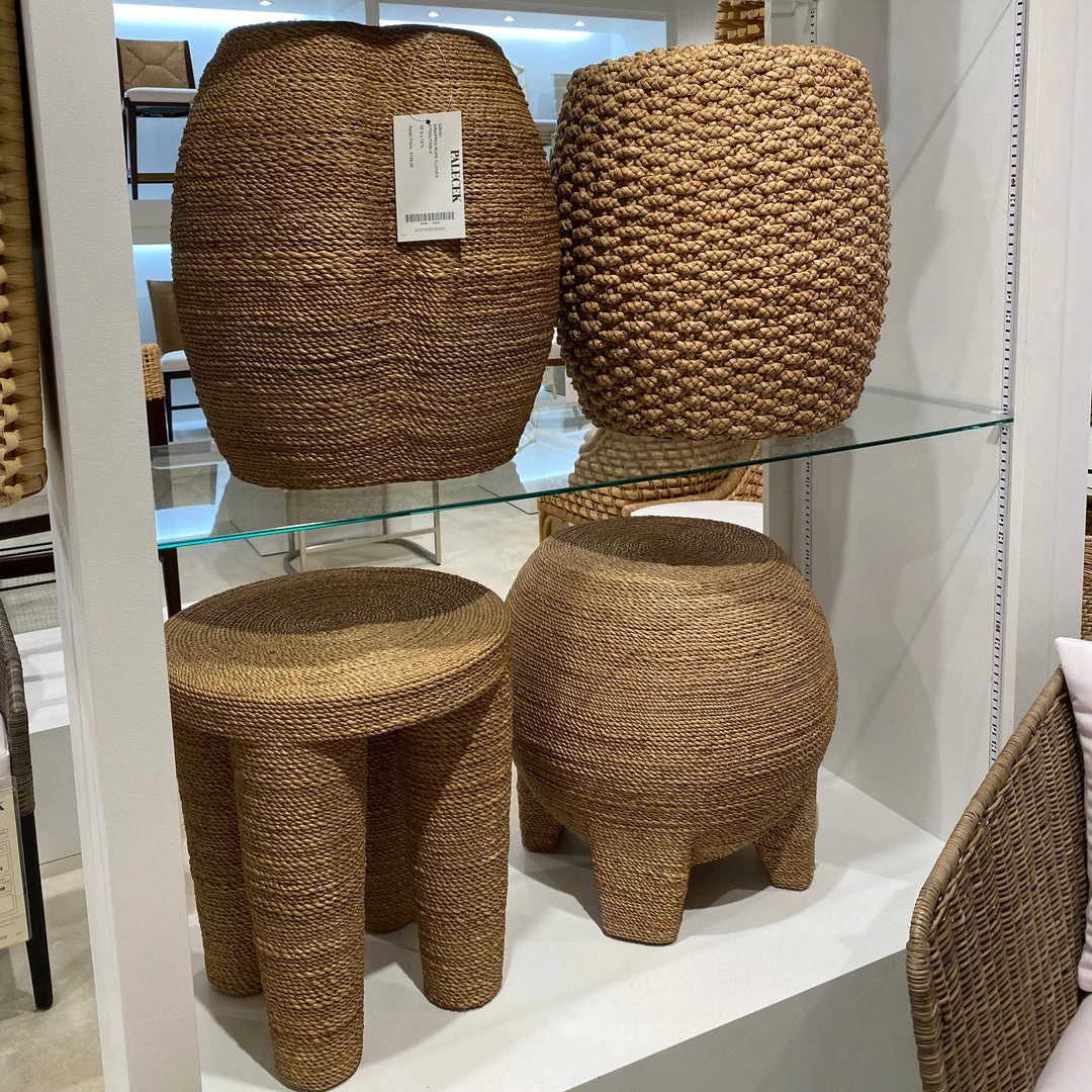 Palecek New Arrivals Wrapped Rope Footed Stool 5 Palecek New Arrivals Wrapped Rope Footed Stool