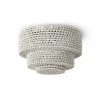 Palecek Veranda Flushmount Whitewash Pewter New Arrivals 1 Palecek Veranda Flushmount Whitewash Pewter New Arrivals