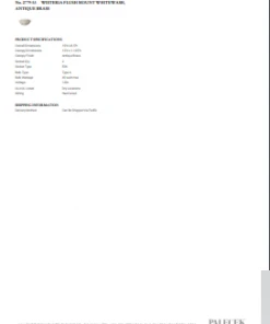 Palecek Wisteria Flush Mount Whitewash Wicker And Antique Brass New Arrivals 9 Palecek Wisteria Flush Mount Whitewash Wicker And Antique Brass New Arrivals