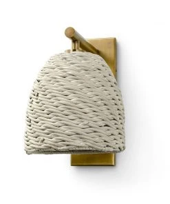 Palecek New Arrivals Wisteria Sconce Whitewash Antique Brass 9 Palecek New Arrivals Wisteria Sconce Whitewash Antique Brass