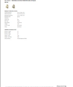 Palecek New Arrivals Wisteria Sconce Whitewash Antique Brass 11 Palecek New Arrivals Wisteria Sconce Whitewash Antique Brass