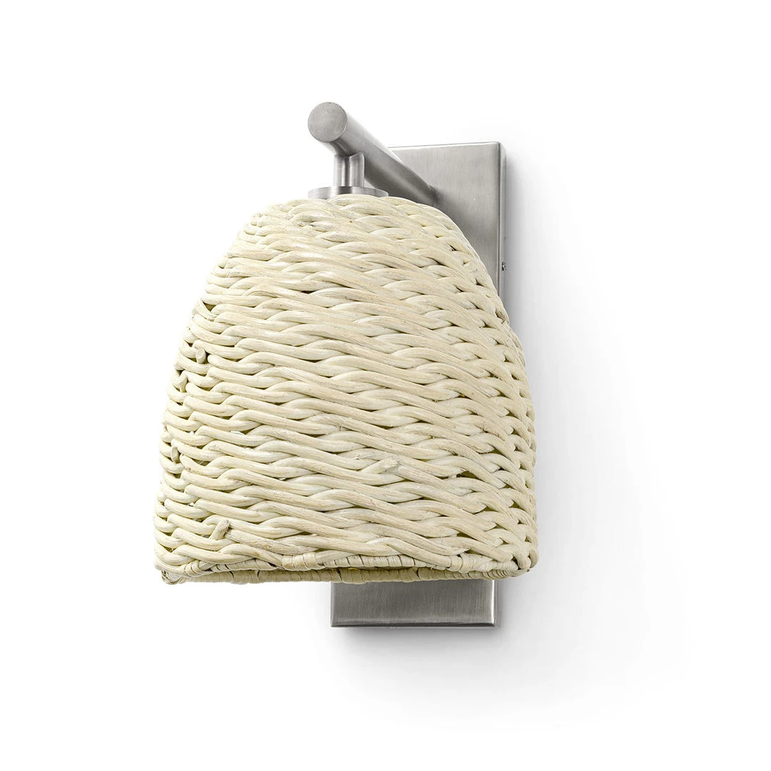 Palecek Wisteria Sconce Whitewash Pewter 3 Palecek Wisteria Sconce Whitewash Pewter