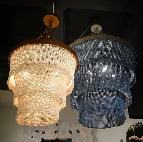 Made Goods New Arrivals Patricia Chandelier Natural Coco Beads And Gold Metal 9 Made Goods New Arrivals Patricia Chandelier Natural Coco Beads And Gold Metal