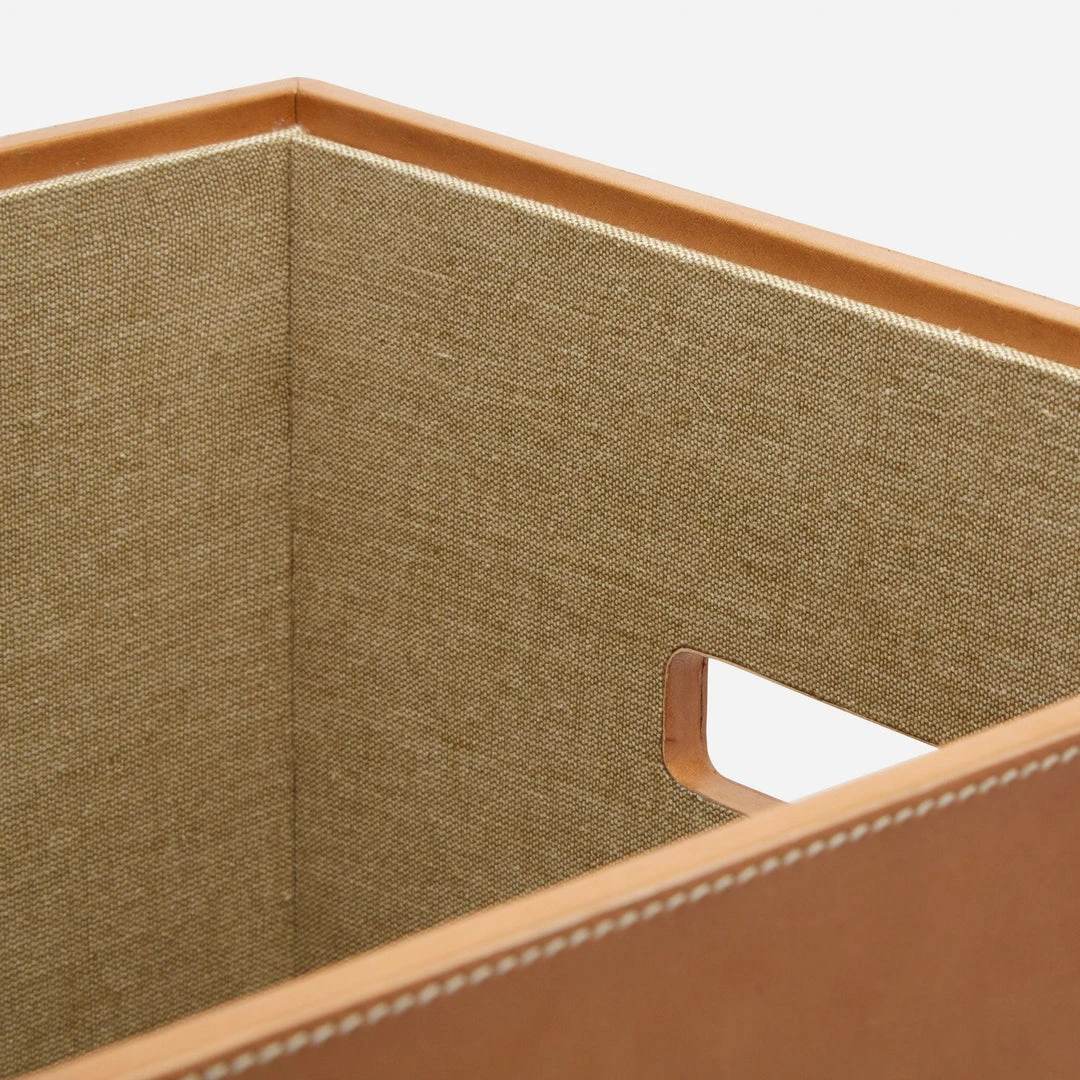 Pigeon And Poodle Barnet Square Hamper Aged Camel Leather 4 Pigeon And Poodle Barnet Square Hamper Aged Camel Leather