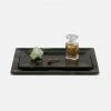 Pigeon And Poodle New Arrivals Elyria Tray Set Black Marble