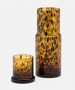 Pigeon And Poodle Faro Carafe Tortoise Shell