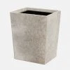 Pigeon And Poodle Hyde Wastebasket Gray Hide 1 Pigeon And Poodle Hyde Wastebasket Gray Hide