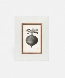 Pigeon And Poodle New Arrivals Oxford Frame Blanc Faux Shagreen