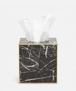 Pigeon And Poodle New Arrivals Rhodes Tissue Box Nero Marble And Brass Metal 11 Pigeon And Poodle New Arrivals Rhodes Tissue Box Nero Marble And Brass Metal