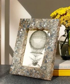 Pigeon And Poodle New Arrivals Rowena Frame Gray Mixed Glass And Resin