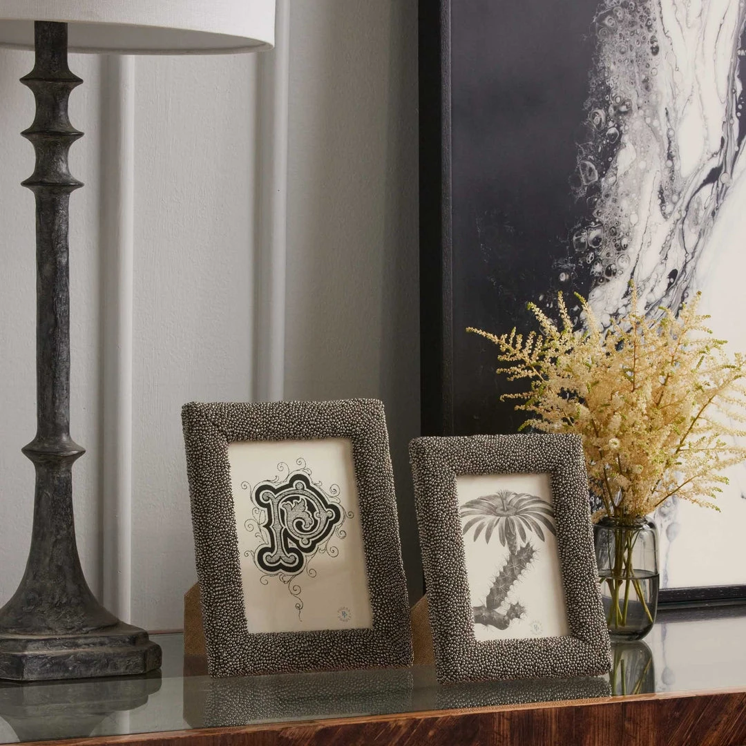 Pigeon And Poodle Tilbury Frame Gray Glass Beads 5 Pigeon And Poodle Tilbury Frame Gray Glass Beads