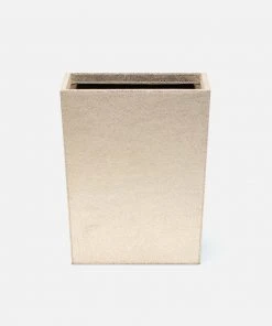 Pigeon And Poodle Viana Wastebasket Gold Foil Leather 7 Pigeon And Poodle Viana Wastebasket Gold Foil Leather