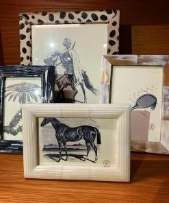 Pigeon And Poodle Winslow Frame Dark Mix Horn