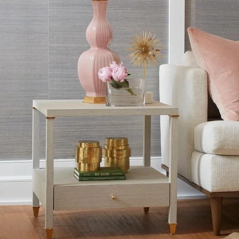 Bungalow 5 New Arrivals Pascal 1 Drawer Side Table Silver 4 Bungalow 5 New Arrivals Pascal 1 Drawer Side Table Silver