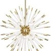 Robert Abbey New Arrivals Andromeda Large Chandelier In Brass 1 Robert Abbey New Arrivals Andromeda Large Chandelier In Brass