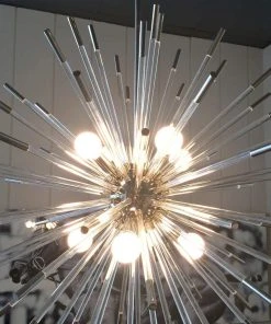 Robert Abbey New Arrivals Andromeda Large Chandelier In Polished Nickel