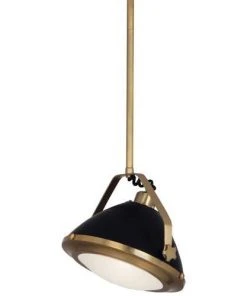 Robert Abbey New Arrivals Apollo Small Pendant Antique Brass