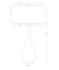 Robert Abbey Delilah Table Lamp Smoky Taupe New Arrivals