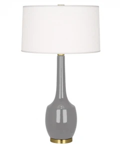 Robert Abbey Delilah Table Lamp Smoky Taupe New Arrivals