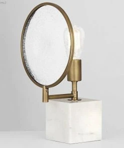 Robert Abbey Fineas Accent Lamp Aged Brass And Alabaster New Arrivals