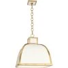 Robert Abbey Ranger Pendant White And Modern Brass New Arrivals